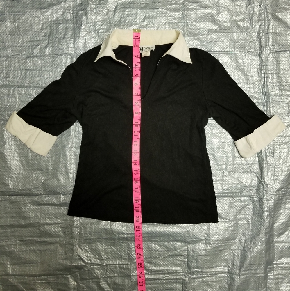 👙M Basics vintage Y2K collared top - Picture 5 of 5